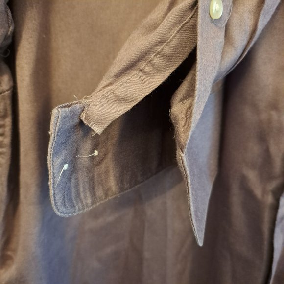 Kilburne and Finch Purple Button Down Collared Dress Shirt Size Large - Picture 7 of 7